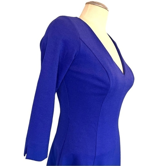 Amanda Uprichard (Revolve/Anthropologie) Fit & Flare Dress in Ultra Blue - Picture 3 of 15